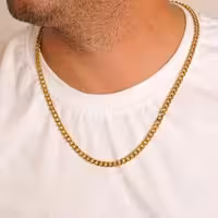 زنجیر مردانه کارتیر 6 میل با استیل 304 درجه یک .کد z33.