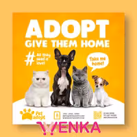 فایل لایه باز با موضوع فروشگاه حیوانات کد394