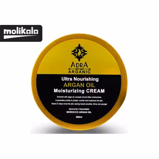 کرم مرطوب کننده آدرا حاوی روغن آرگان کاسه ای