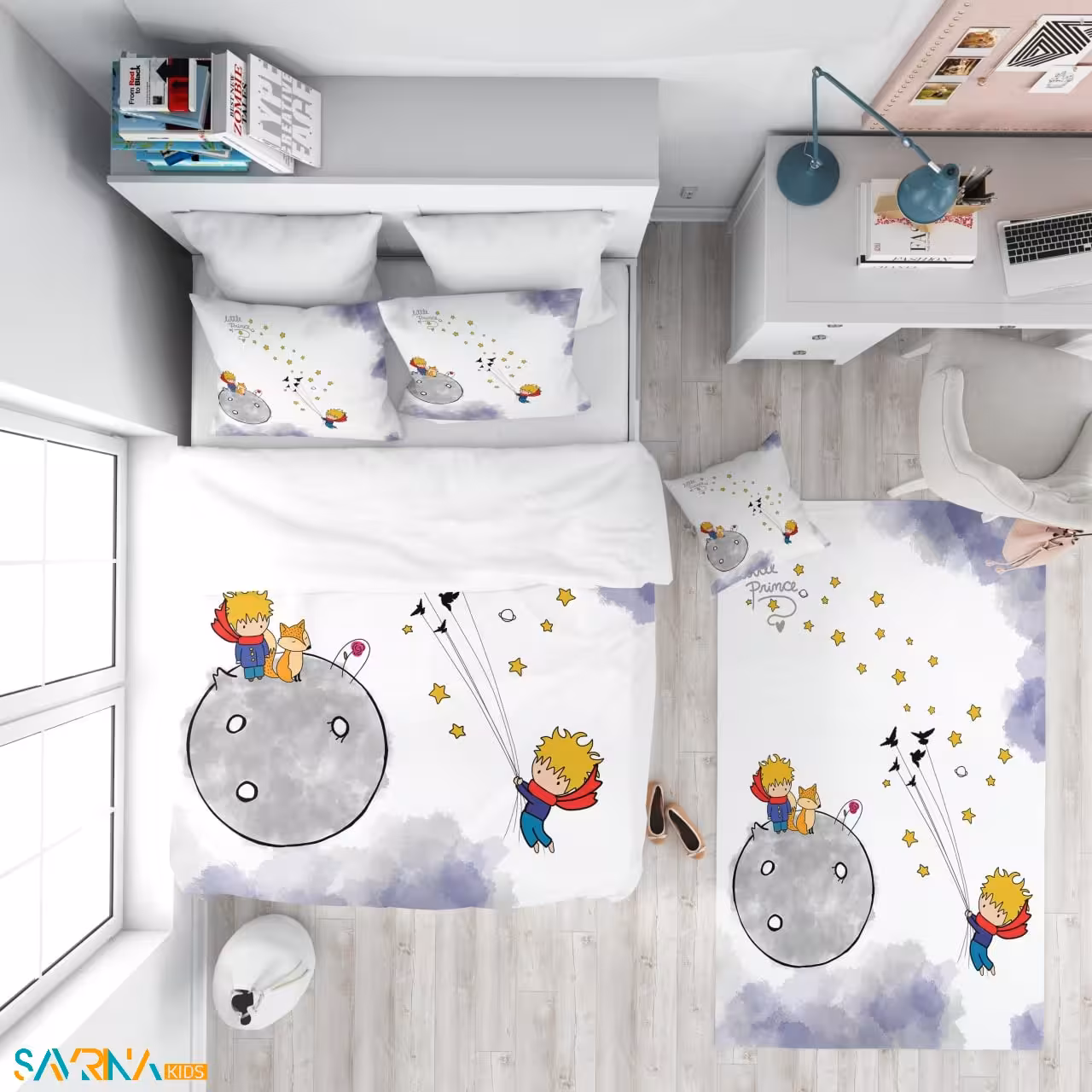 سرویس روتختی طرح شازده کوچولو یک نفره کد A2732