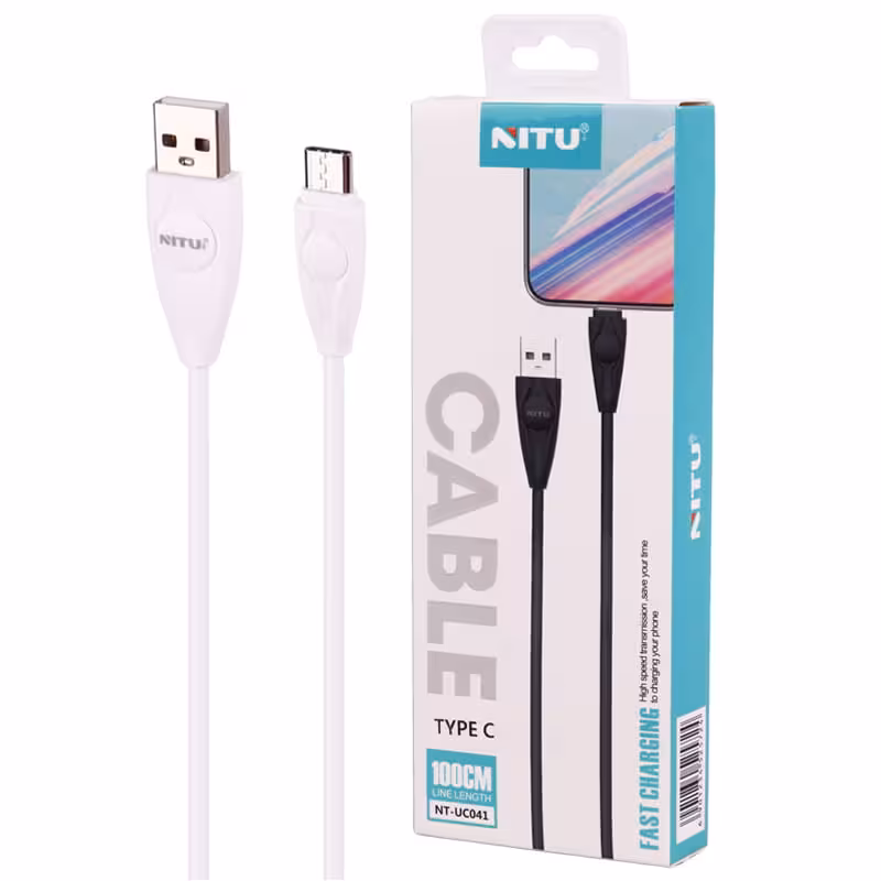 کابل تایپ سی فست شارژ Nitu NT-UC041 2.4A 1m - بهاری موبایل