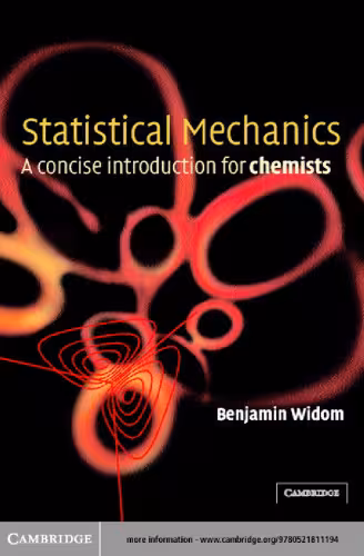 خرید و دانلود نسخه کامل کتاب Statistical mechanics: a concise introduction for chemists