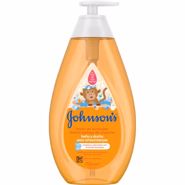 شامپو سر وبدن نارنجی 750 میل جانسون johnson