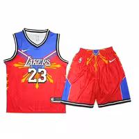 پیراهن شورت بسکتبالی لس آنجلس لیکرز قرمز آبی 2026