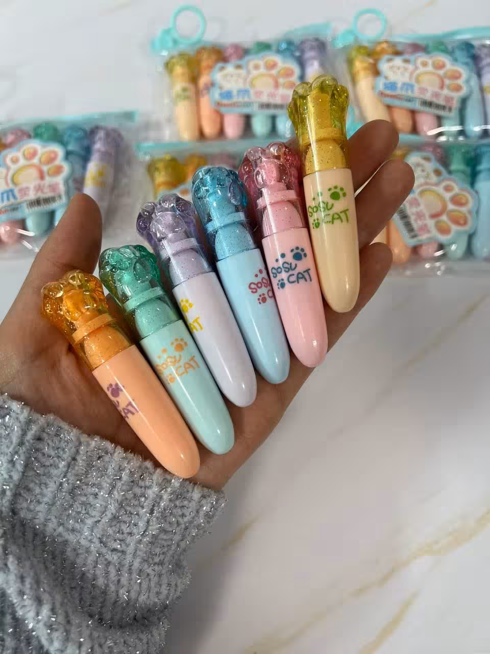 هایلایتر پنجه ای پک شش تایی