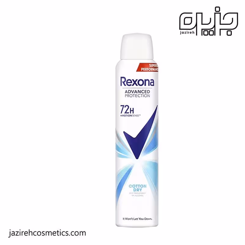 اسپری ضدتعریق زنانه Cotton Dry رکسونا 200 میل