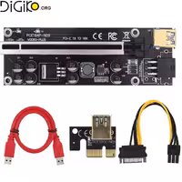 تبدیل PCIE 1X به PCIE 16X با کابل USB3.0 ورژن 009S-Plus مینی تک