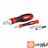 سری پیچ گوشتی جغجغه ای ساعتی وسری بکس RH-2717 رونیکس (مجموعه 55 عددی)