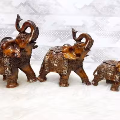 مجسمه فیل 3تایی