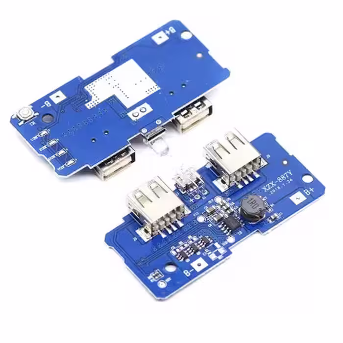 ماژول ساخت پاوربانک دارای دو خروجی 5V 1A – 2A USB