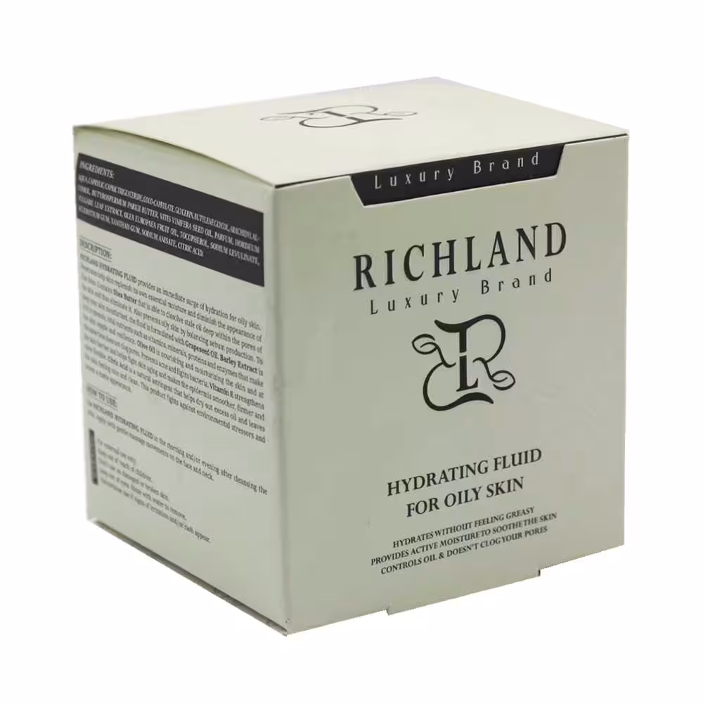 ریچلند فلوئید آبرسان پوست چرب 50 میلی لیتر Richland Hydrating Fluid For Oily Skin