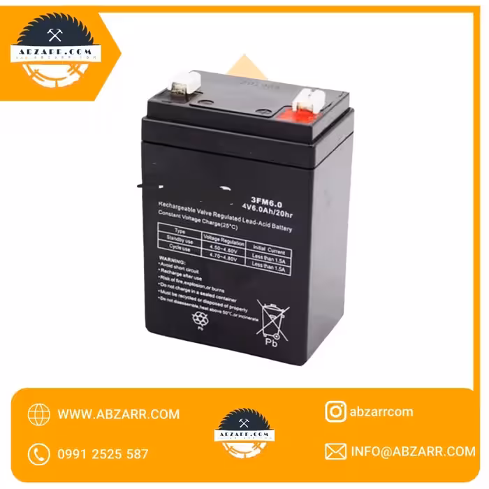 باطری 4ولت 6 آمپر