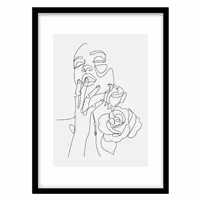 قیمت و خرید تابلو دکوراتیو مدل نقاشی لاین‌آرت کد 0450