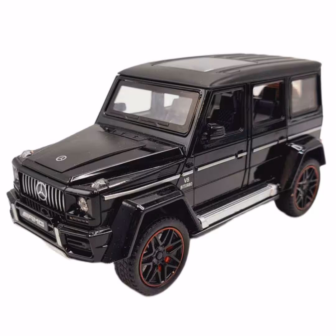 ماشین فلزی بنز شاسی جی کلاس مقیاس 1/24 2425 کد 2764 خارجی 00