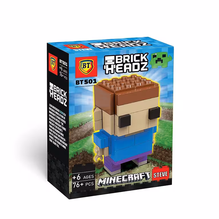 ساختنی (لگو) ماینکرفت Brick Headz بریک هدز BT501