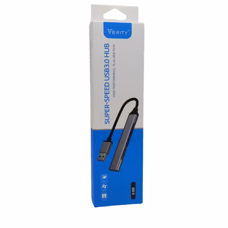 هاب 4 پورت Verity 409 usb3