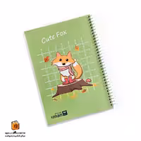 دفتر خط دار طرح روباه ایمان (iman)