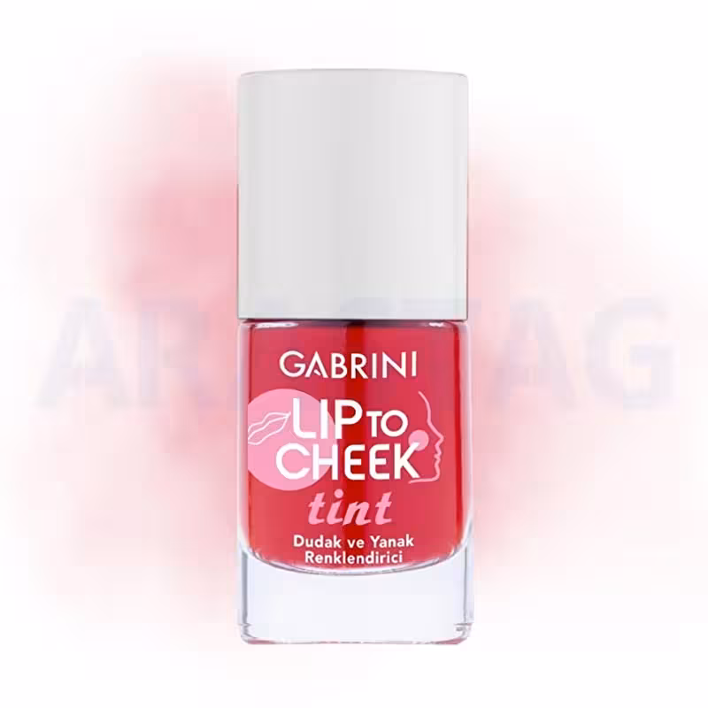 تینت لب و گونه رز صورتی گابرینی حجم 12 میلی