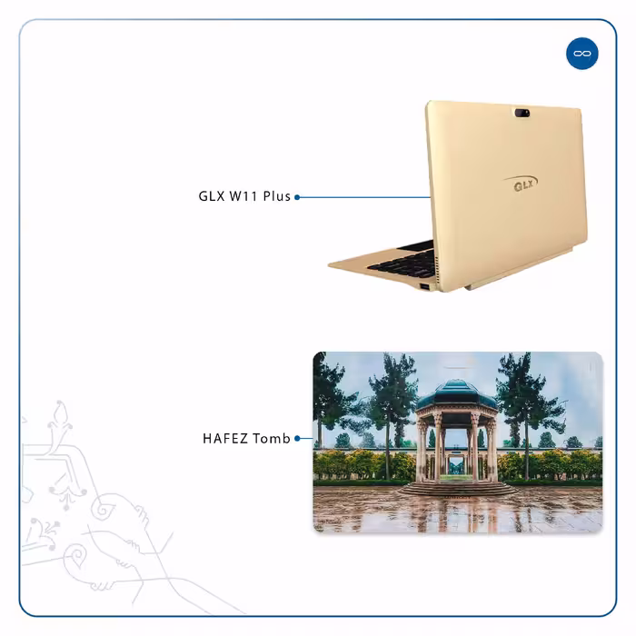 برچسب پوششی ماهوت مدل HAFEZ-Tomb مناسب برای تبلت جی ال ایکس W11 Plus
