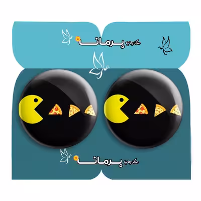  پیکسل پرمانه طرح خوراکی ها کد pm2n.7973 مجموعه 2 عددی