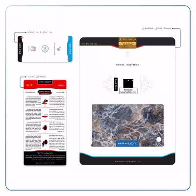برچسب پوششی ماهوت مدل Earth-White-Marble مناسب برای تبلت سامسونگ Galaxy Tab S2 8.0 2015 T710