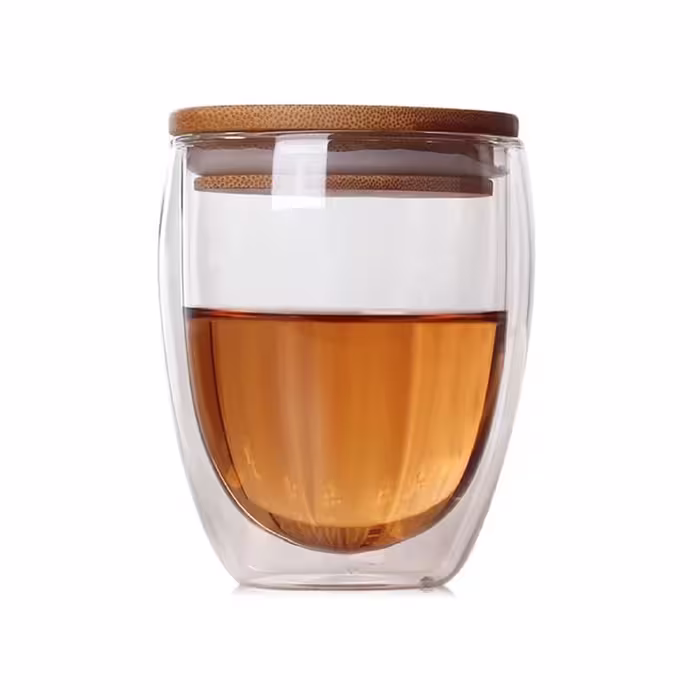 لیوان پروتی مدل دوجداره دربدار کد 250
