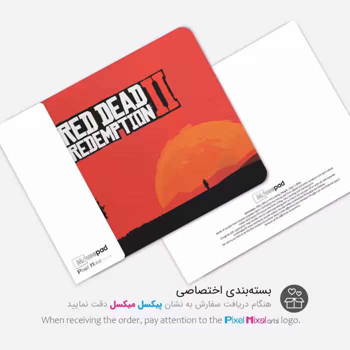 ماوس پد پیکسل میکسل مدل DEAD REDEMPTION 2 کد GARD19