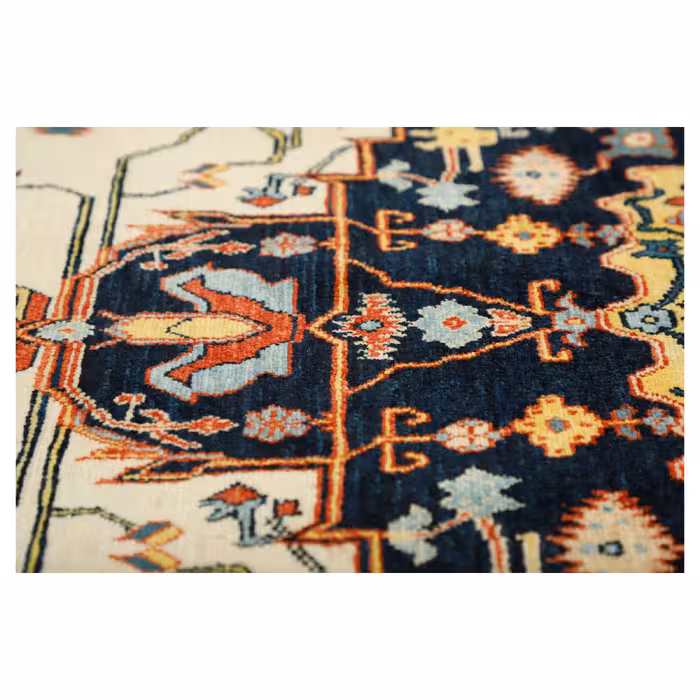 گبه دستبافت شش و نیم متری طرح قشقایی کد 564523r