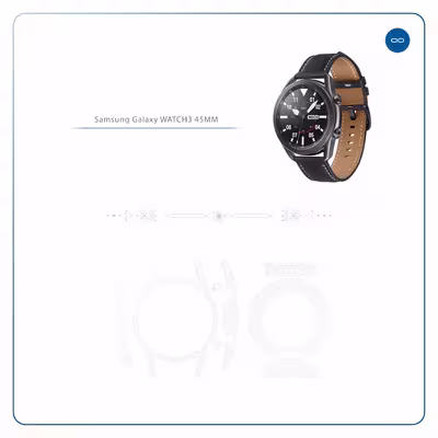 برچسب ماهوت طرح Cloud Transparent مناسب برای ساعت هوشمند سامسونگ Galaxy Watch3 45mm