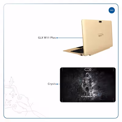 برچسب پوششی ماهوت مدل Crysis مناسب برای تبلت جی ال ایکس W11 Plus