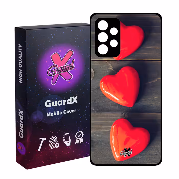 کاور گارد ایکس طرح Love مدل Glass10181 مناسب برای گوشی موبایل سامسونگ Galaxy A13 4G