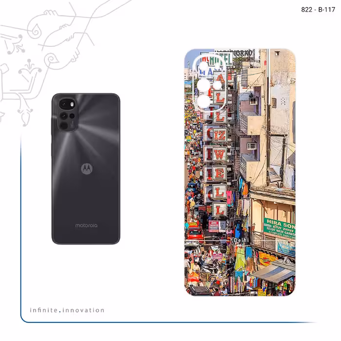 برچسب پوششی ماهوت مدل City of Delhi مناسب برای گوشی موبایل موتورولا Moto G22