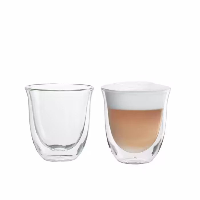 فنجان دلونگی مدل دوجداره Cappuccino کد DLSC311 مجموعه 2 عددی