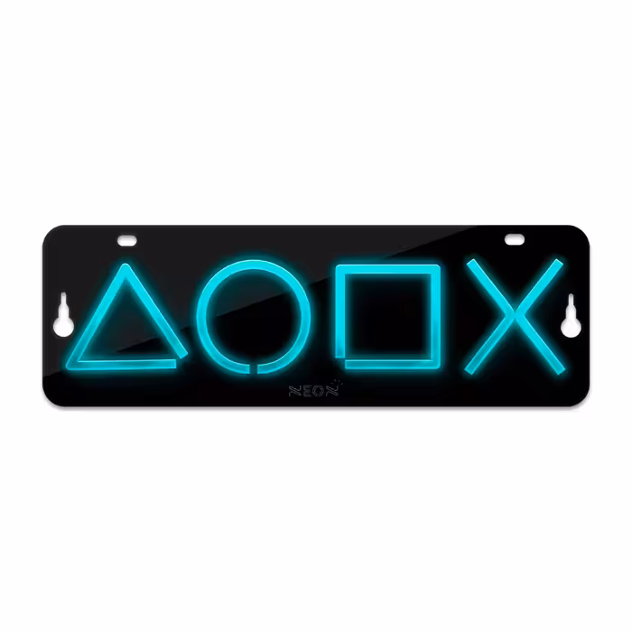 چراغ دیواری نئون دیزاین مدل Ps-Keys-BL_TBL