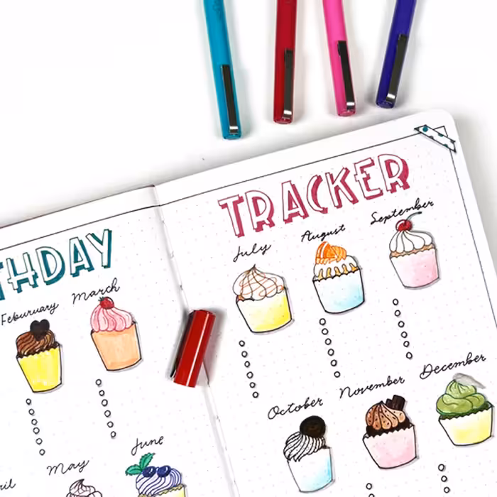 ماژیک حرفه ای ماروی یوشیدا مدل Lepen Flex بسته 6 عددی