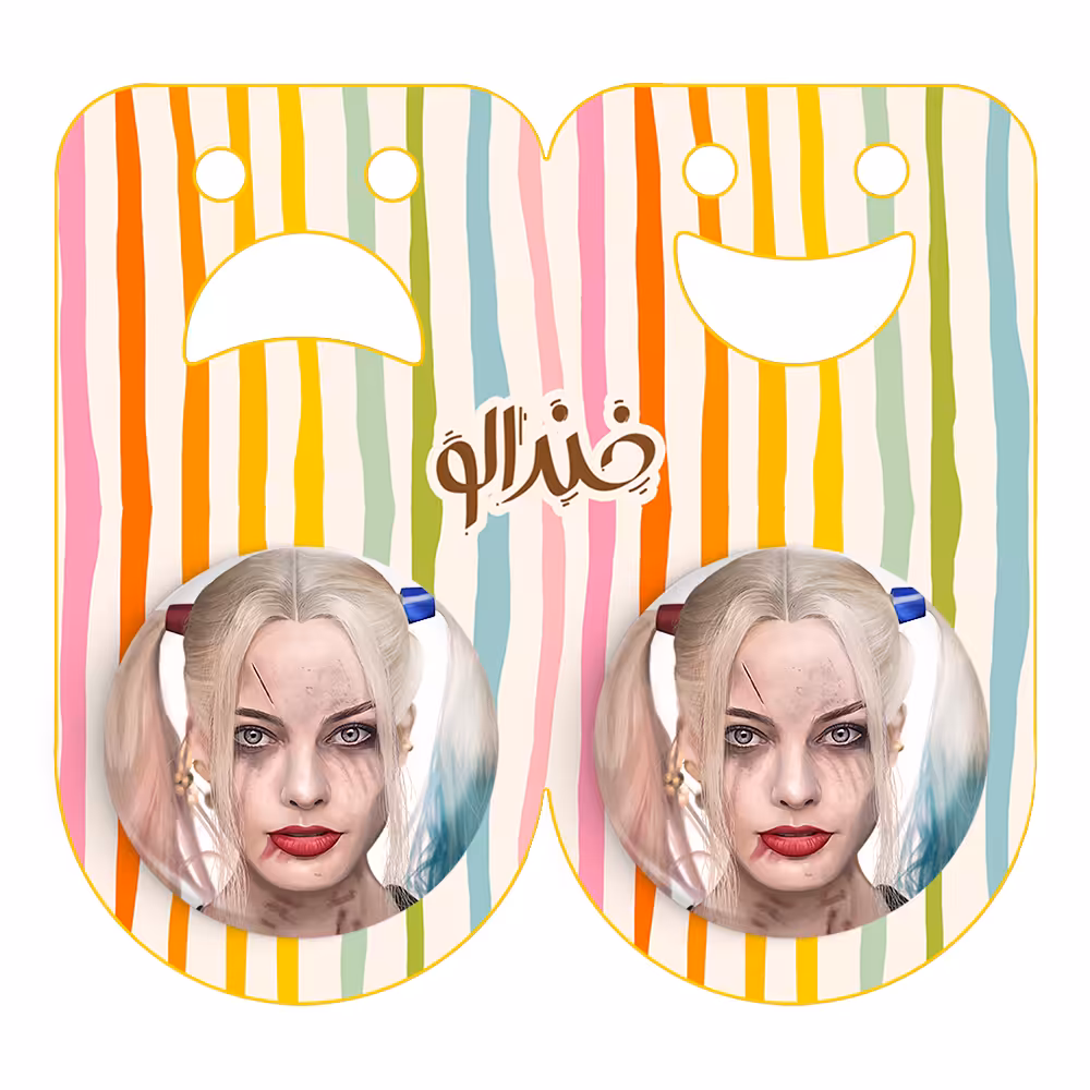 پیکسل خندالو مدل هارلی کویین کد 2862 به همراه مگنت