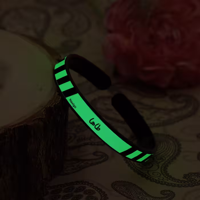 دستبند ناکسیگو طرح طاها مدل BR5683