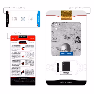 برچسب پوششی ماهوت مدل Doctor Shariati مناسب برای گوشی موبایل سامسونگ Galaxy A02