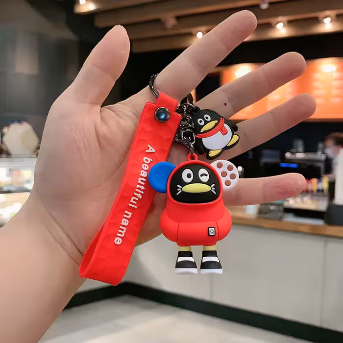 جاکلیدی مدل ماربل طرح پنگوئن