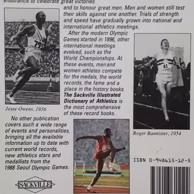 كتاب The Sackville Illustrated Dictionary of Athletics اثر Nick Troop انتشارات Sackville 