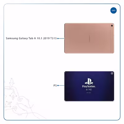 برچسب پوششی ماهوت مدل PS مناسب برای تبلت سامسونگ Galaxy Tab A 10.1 2019 T515