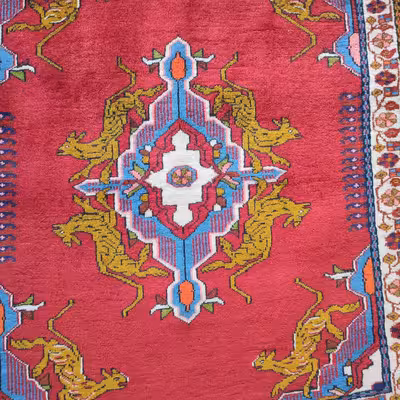 فرش قدیمی دستباف یک متری مدل MG11