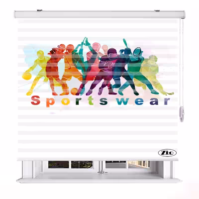  پرده زبرا زیو مدل Sport اسپورت سایز 100x150 سانتی متر