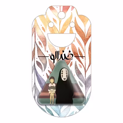 پیکسل خندالو طرح چیهیرو و نوفیس انیمه شهر اشباح مدل مثلثی کد 12097