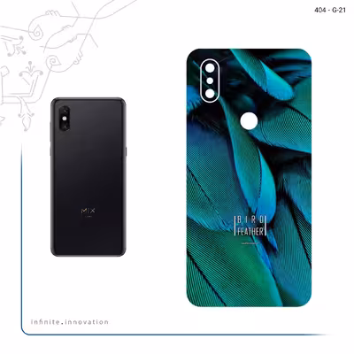 برچسب پوششی ماهوت مدل Green Feather مناسب برای گوشی موبایل شیائومی Mi Mix 3