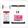برچسب پوششی ماهوت مدل Pink-Flower مناسب برای تبلت سامسونگ Galaxy Tab A 8.0 2019 T295