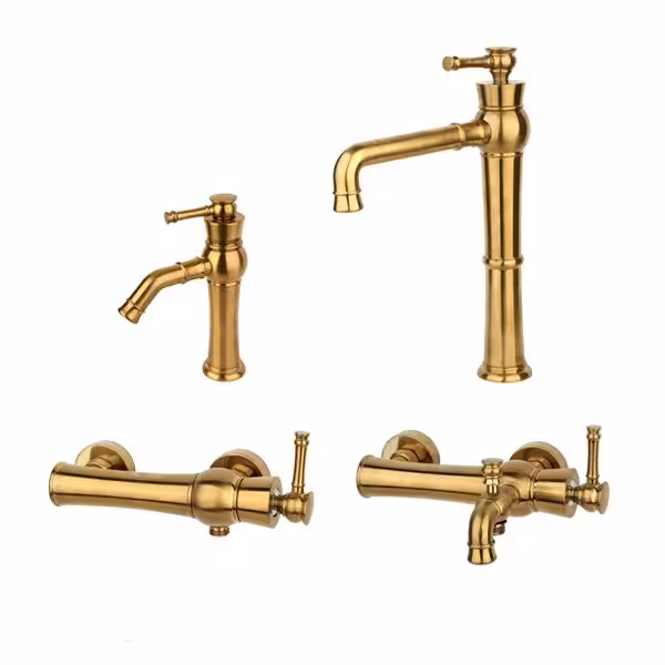 ست شیرآلات راسان مدل الیزه طلامات