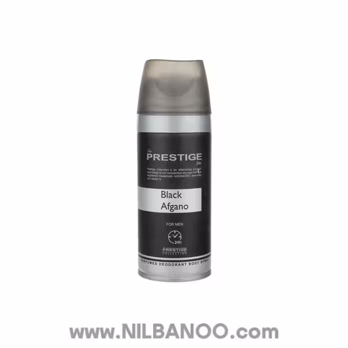 اسپری بدن مردانه پرستیژ رایحه Black Afgano