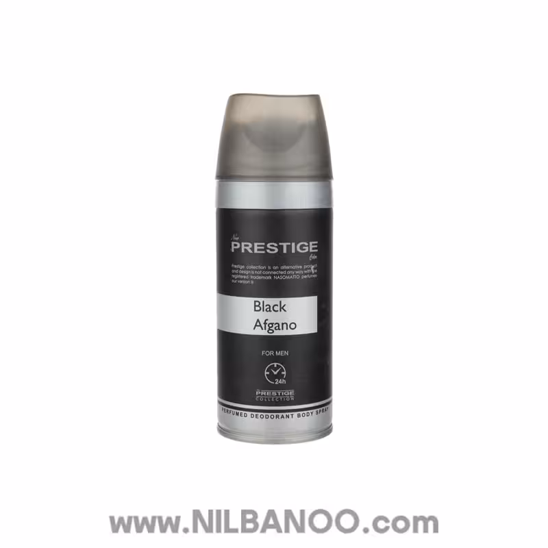اسپری بدن مردانه پرستیژ رایحه Black Afgano