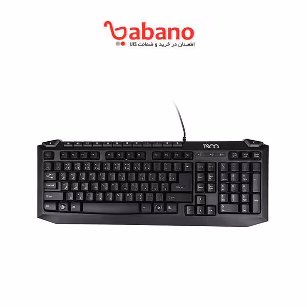 کیبورد با سیم تسکو مدل TK 8024‏‏ با حروف فارسی
